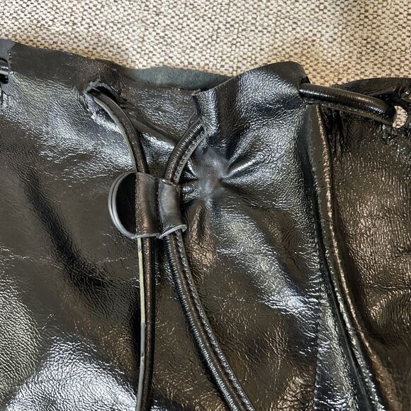 All Saints Alpha Backpack in Liquid Khaki Black Shinny main image 4